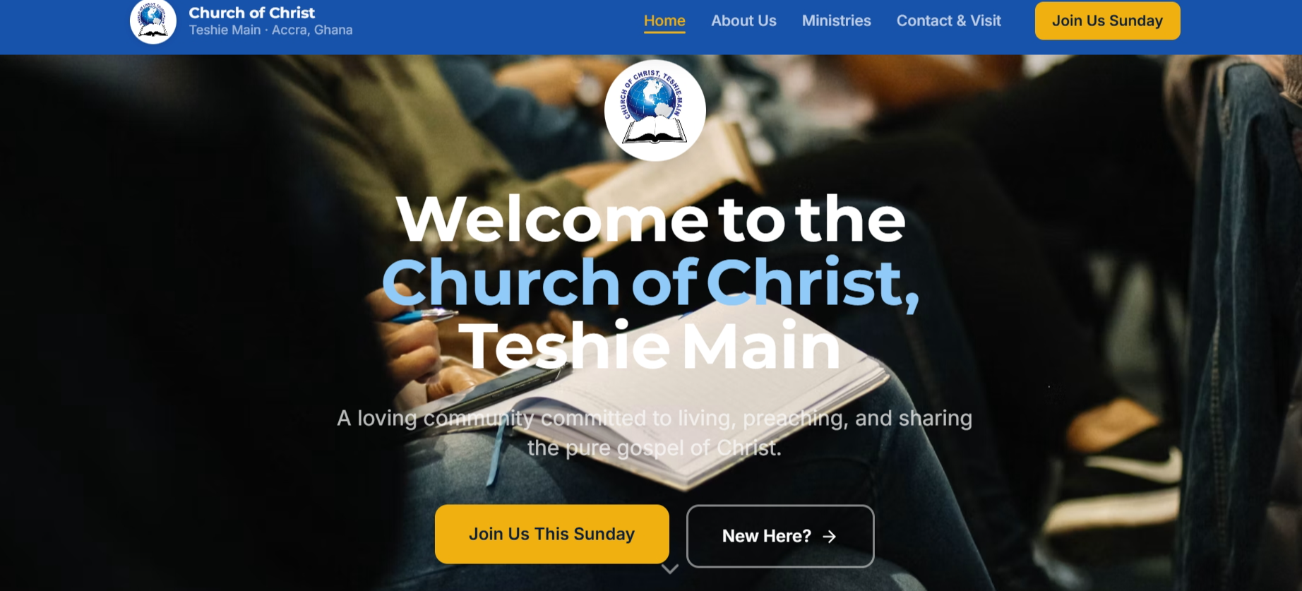 Church of Christ, Teshie Main website