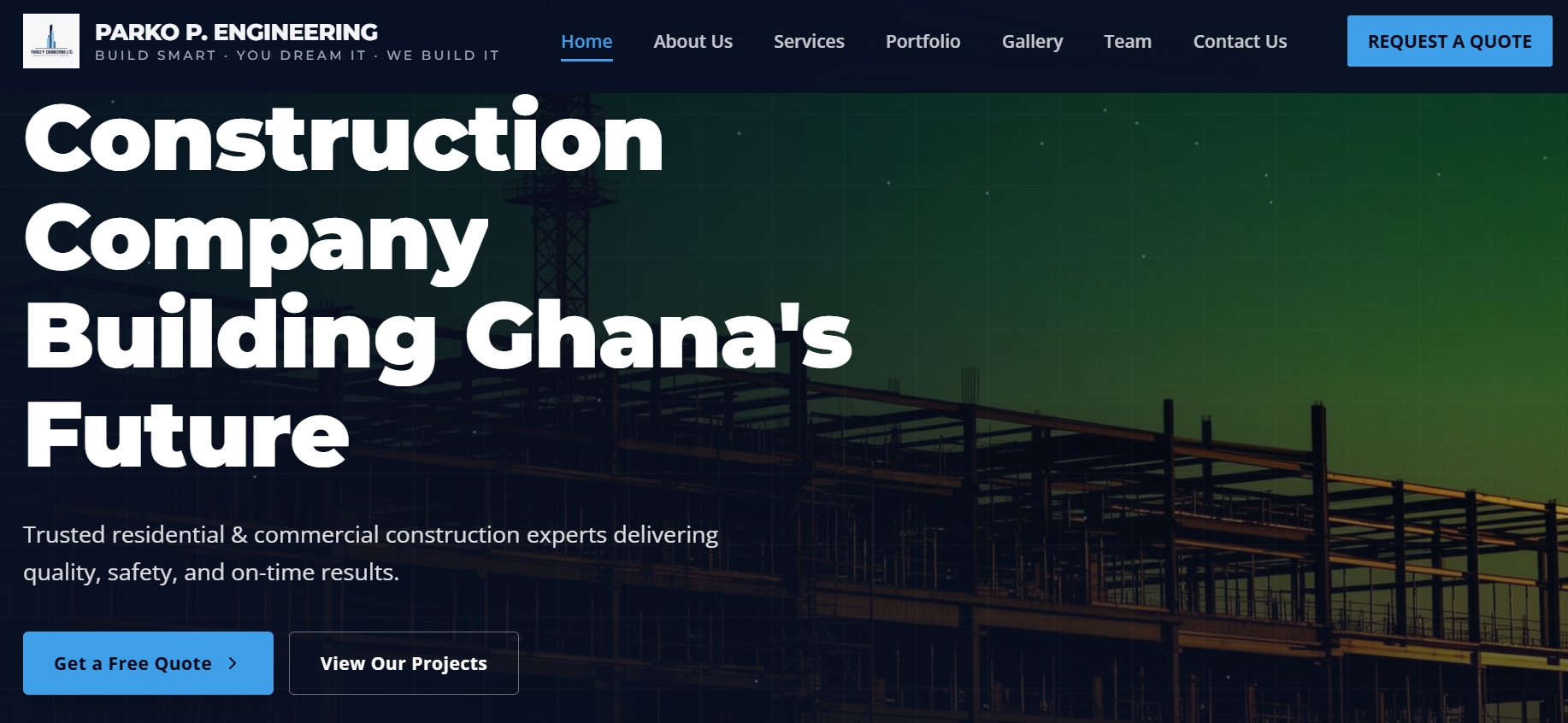 Parko P. Engineering corporate site